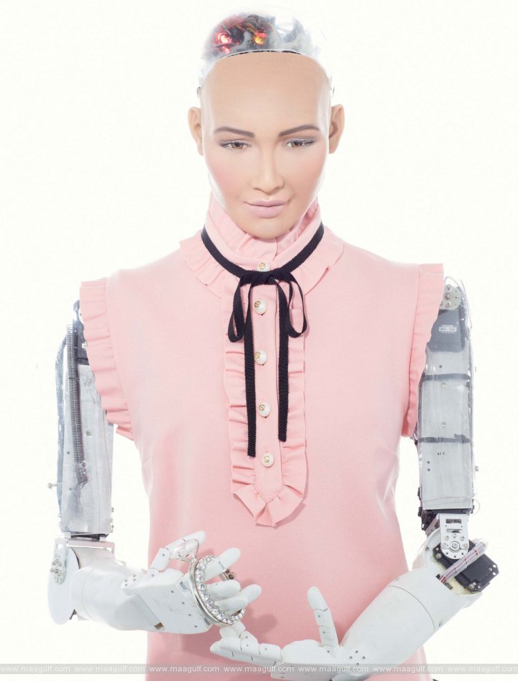 Sophia, the first intelligent humanoid robot, arrives in Dubai Tuesday to participate in the largest smart conference